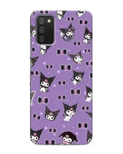 Чехол для Samsung Galaxy A02s с картинкой «Kuromi — паттерн»