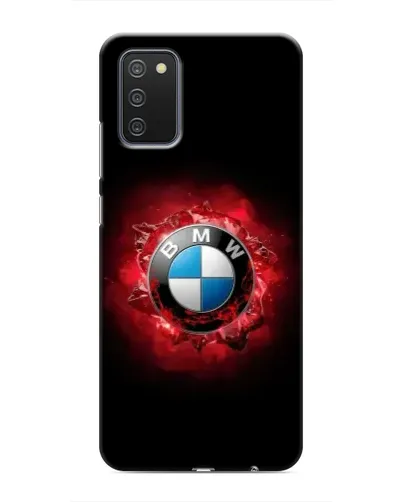 Чехол для Samsung Galaxy A02s с картинкой «Логотип BMW — вспышка»