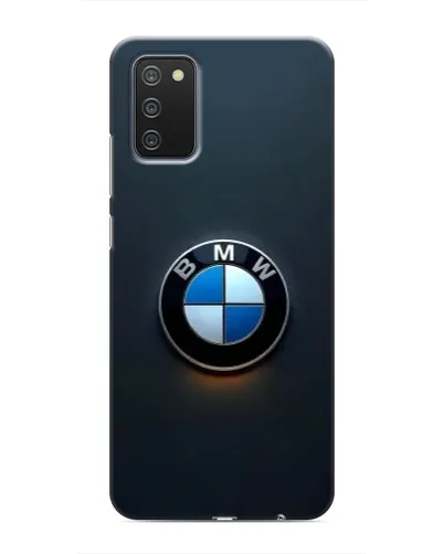 Чехол для Samsung Galaxy A02s с картинкой «Логотип BMW — минимализм»