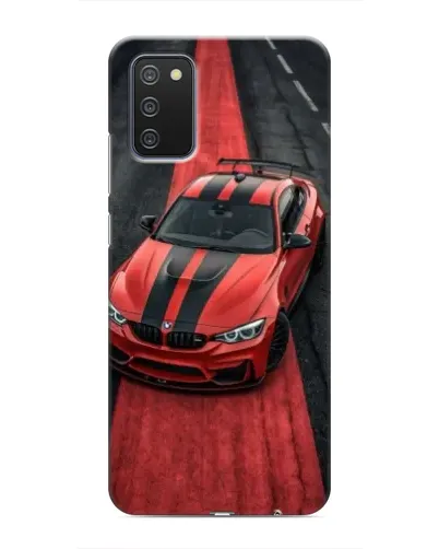 Чехол для Samsung Galaxy A02s с картинкой «BMW на красной дорожке»