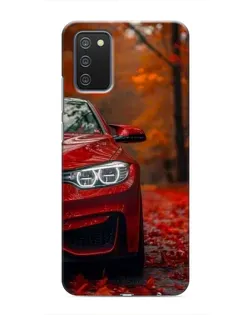 Чехол для Samsung Galaxy A02s с картинкой «Осенняя BMW M4»