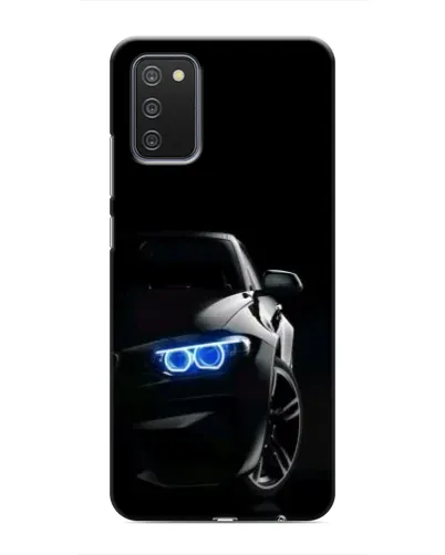 Чехол для Samsung Galaxy A02s с картинкой «BMW — ночной взгляд» Чехол для Samsung Galaxy A02s с картинкой «BMW — ночной взгляд»