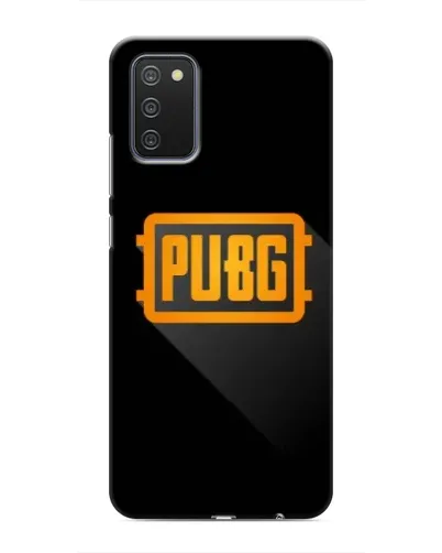 Чехол для Samsung Galaxy A02s с картинкой «PUBG — рамка лого»