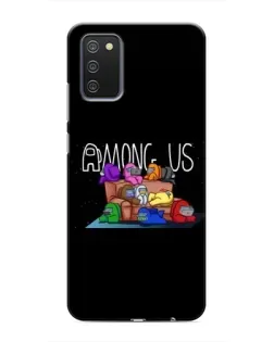 Чехол для Samsung Galaxy A02s с картинкой «Логотип Among Us» Чехол для Samsung Galaxy A02s с картинкой «Логотип Among Us»