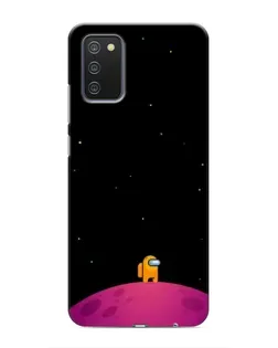 Чехол для Samsung Galaxy A02s с картинкой «Одинокий герой на планете» Чехол для Samsung Galaxy A02s с картинкой «Одинокий герой на планете»
