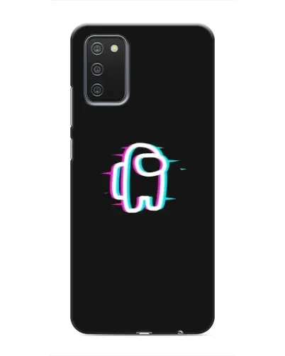 Чехол для Samsung Galaxy A02s с картинкой «Among Us неон»