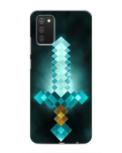 Чехол для Samsung Galaxy A02s с картинкой «Алмазный меч неон» Чехол для Samsung Galaxy A02s с картинкой «Алмазный меч неон»