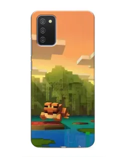 Чохол для Samsung Galaxy A02s з картинкою «Майнкрафт захід сонця» Чохол для Samsung Galaxy A02s з картинкою «Майнкрафт захід сонця»
