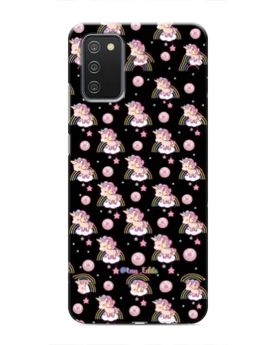 Чехол для Samsung Galaxy A02s с картинкой «Magic Unicorn паттерн»