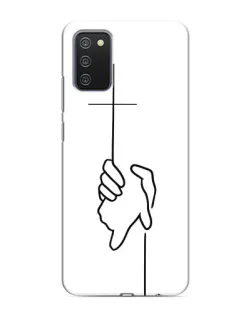 Чохол для Samsung Galaxy A02s з картинкою «Рука тримає» Чохол для Samsung Galaxy A02s з картинкою «Рука тримає»