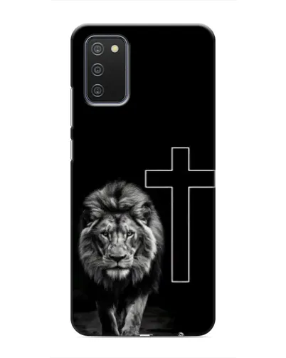 Чехол для Samsung Galaxy A02s с картинкой «Лев и Крест» Чехол для Samsung Galaxy A02s с картинкой «Лев и Крест»