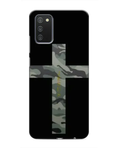 Чехол для Samsung Galaxy A02s с картинкой «Милитари Крест» Чехол для Samsung Galaxy A02s с картинкой «Милитари Крест»