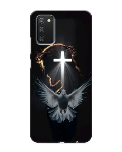Чехол для Samsung Galaxy A02s с картинкой «Голубь и Свет» Чехол для Samsung Galaxy A02s с картинкой «Голубь и Свет»