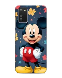 Чехол для Samsung Galaxy A02s с картинкой «Осенний Mickey Mouse»