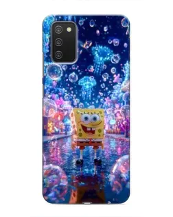 Чехол для Samsung Galaxy A02s с картинкой «Неоновый океан»