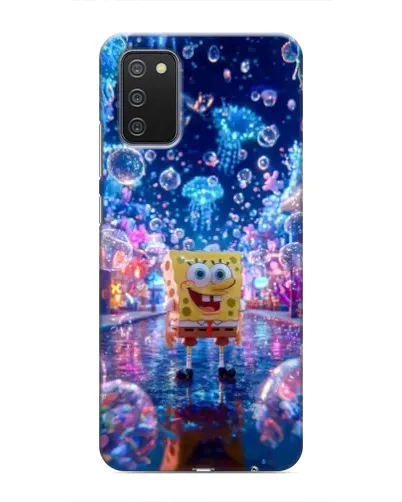 Чехол для Samsung Galaxy A02s с картинкой «Неоновый океан»