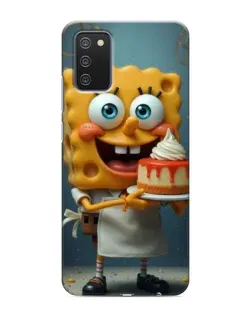 Чехол для Samsung Galaxy A02s с картинкой «Повар Спанч Боб»