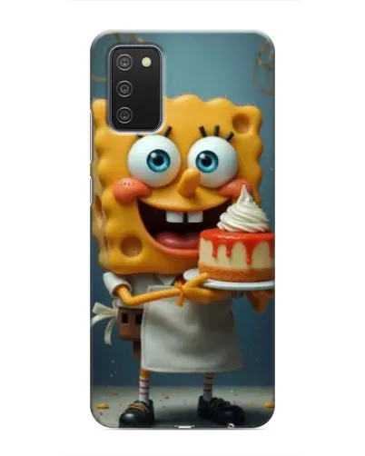 Чехол для Samsung Galaxy A02s с картинкой «Повар Спанч Боб»