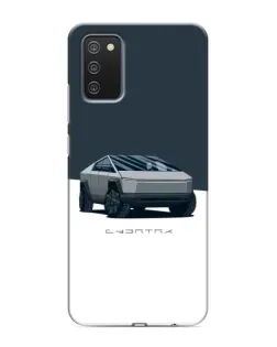 Чохол для Samsung Galaxy A02s з картинкою «Сріблястий Cybertruck Tesla» Чохол для Samsung Galaxy A02s з картинкою «Сріблястий Cybertruck Tesla»