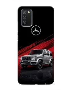 Чехол для Samsung Galaxy A02s с картинкой «Mercedes G-Class красный»