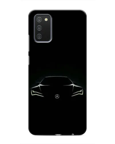 Чехол для Samsung Galaxy A02s с картинкой «Mercedes — силуэт авто» Чехол для Samsung Galaxy A02s с картинкой «Mercedes — силуэт авто»