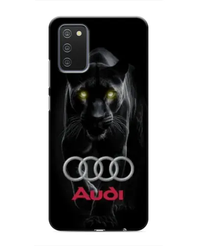 Чехол для Samsung Galaxy A02s с картинкой «Пантера и Audi» Чехол для Samsung Galaxy A02s с картинкой «Пантера и Audi»
