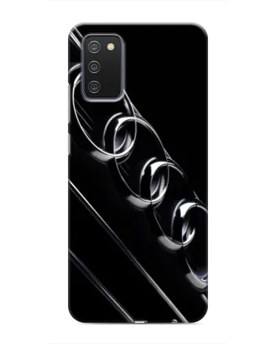 Чехол для Samsung Galaxy A02s с картинкой «Audi — абстрактные кольца» Чехол для Samsung Galaxy A02s с картинкой «Audi — абстрактные кольца»