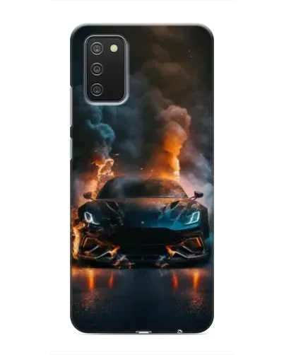 Чехол для Samsung Galaxy A02s с картинкой «Lamborghini дымная эстетика»