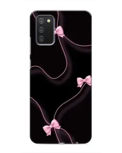 Чехол для Samsung Galaxy A02s с картинкой «Розовые ленты»