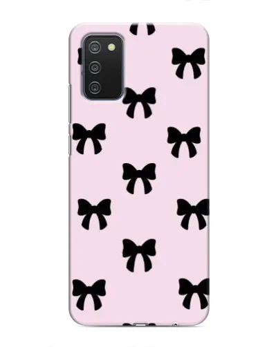 Чехол для Samsung Galaxy A02s с картинкой «Черные банты Coquette» Чехол для Samsung Galaxy A02s с картинкой «Черные банты Coquette»