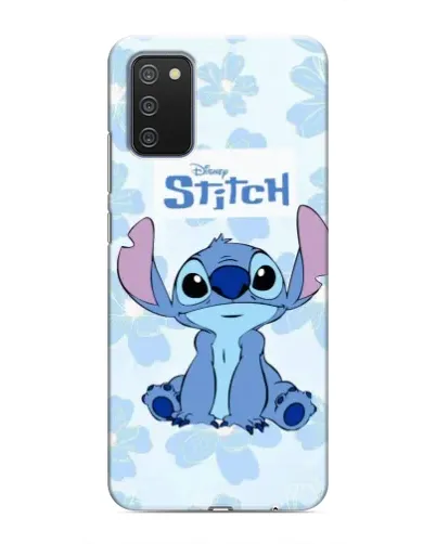 Чехол для Samsung Galaxy A02s с картинкой «Stitch среди цветов» Чехол для Samsung Galaxy A02s с картинкой «Stitch среди цветов»