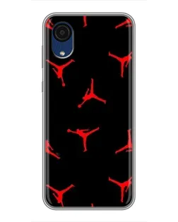 Чехол для Samsung Galaxy A03 Core с картинкой «Jordan Red Pattern» Чехол для Samsung Galaxy A03 Core с картинкой «Jordan Red Pattern»