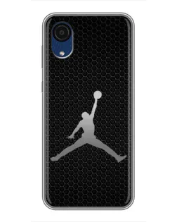 Чехол для Samsung Galaxy A03 Core с картинкой «Jordan Dark Carbon»