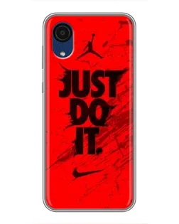 Чехол для Samsung Galaxy A03 Core с картинкой «Nike Just Do It»