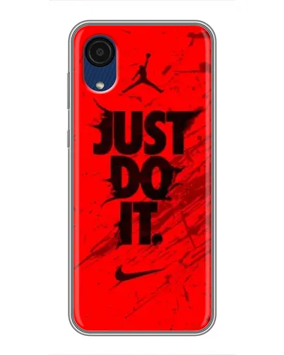 Чехол для Samsung Galaxy A03 Core с картинкой «Nike Just Do It»