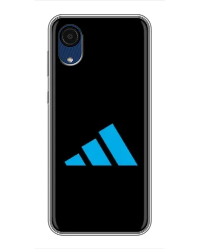 Чехол для Samsung Galaxy A03 Core с картинкой «Adidas Cyan Logo»