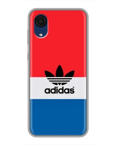 Чехол для Samsung Galaxy A03 Core с картинкой «Ретро блоки Adidas»