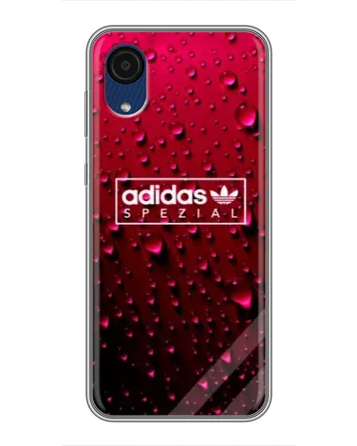 Чехол для Samsung Galaxy A03 Core с картинкой «Adidas Gold Marble»