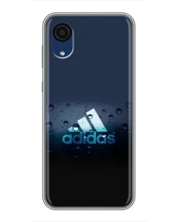 Чехол для Samsung Galaxy A03 Core с картинкой «Adidas Water Drops» Чехол для Samsung Galaxy A03 Core с картинкой «Adidas Water Drops»