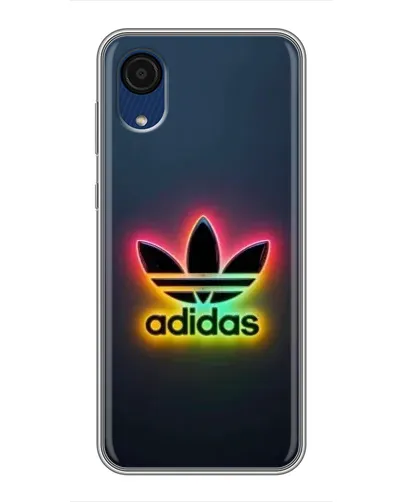 Чехол для Samsung Galaxy A03 Core с картинкой «Неоновый Adidas»