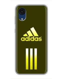 Чехол для Samsung Galaxy A03 Core с картинкой «Оливковый градиент Adidas»