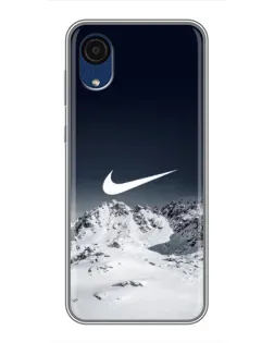 Чохол для Samsung Galaxy A03 Core з картинкою «Nike — зимові гори» Чохол для Samsung Galaxy A03 Core з картинкою «Nike — зимові гори»
