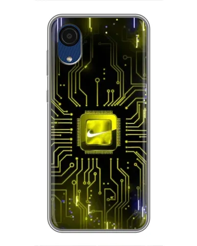 Чохол для Samsung Galaxy A03 Core з картинкою «Nike — золота іскра» Чохол для Samsung Galaxy A03 Core з картинкою «Nike — золота іскра»