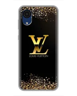 Чехол для Samsung Galaxy A03 Core с картинкой «LV — золотые искры» Чехол для Samsung Galaxy A03 Core с картинкой «LV — золотые искры»
