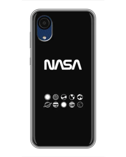 Чехол для Samsung Galaxy A03 Core с картинкой «NASA — технический принт» Чехол для Samsung Galaxy A03 Core с картинкой «NASA — технический принт»