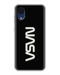 Чехол для Samsung Galaxy A03 Core с картинкой «NASA — вертикальный логотип» Чехол для Samsung Galaxy A03 Core с картинкой «NASA — вертикальный логотип»