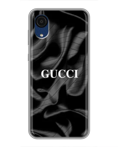 Чехол для Samsung Galaxy A03 Core с картинкой «Gucci — шелковые волны»