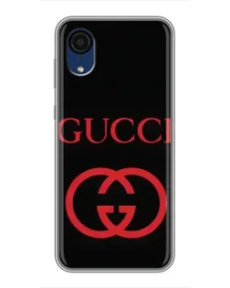 Чохол для Samsung Galaxy A03 Core з картинкою «Gucci — червоний логотип» Чохол для Samsung Galaxy A03 Core з картинкою «Gucci — червоний логотип»