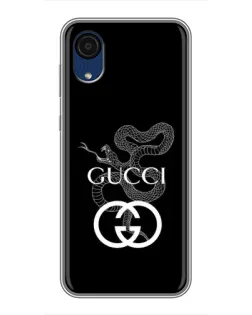 Чохол для Samsung Galaxy A03 Core з картинкою «Gucci — срібна змія» Чохол для Samsung Galaxy A03 Core з картинкою «Gucci — срібна змія»