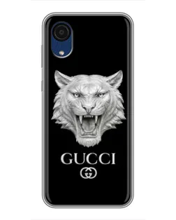 Чохол для Samsung Galaxy A03 Core з картинкою «Gucci — срібний лев» Чохол для Samsung Galaxy A03 Core з картинкою «Gucci — срібний лев»
